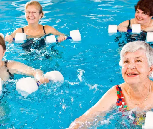 Learn more information about the water exercise classes being held at the Y!